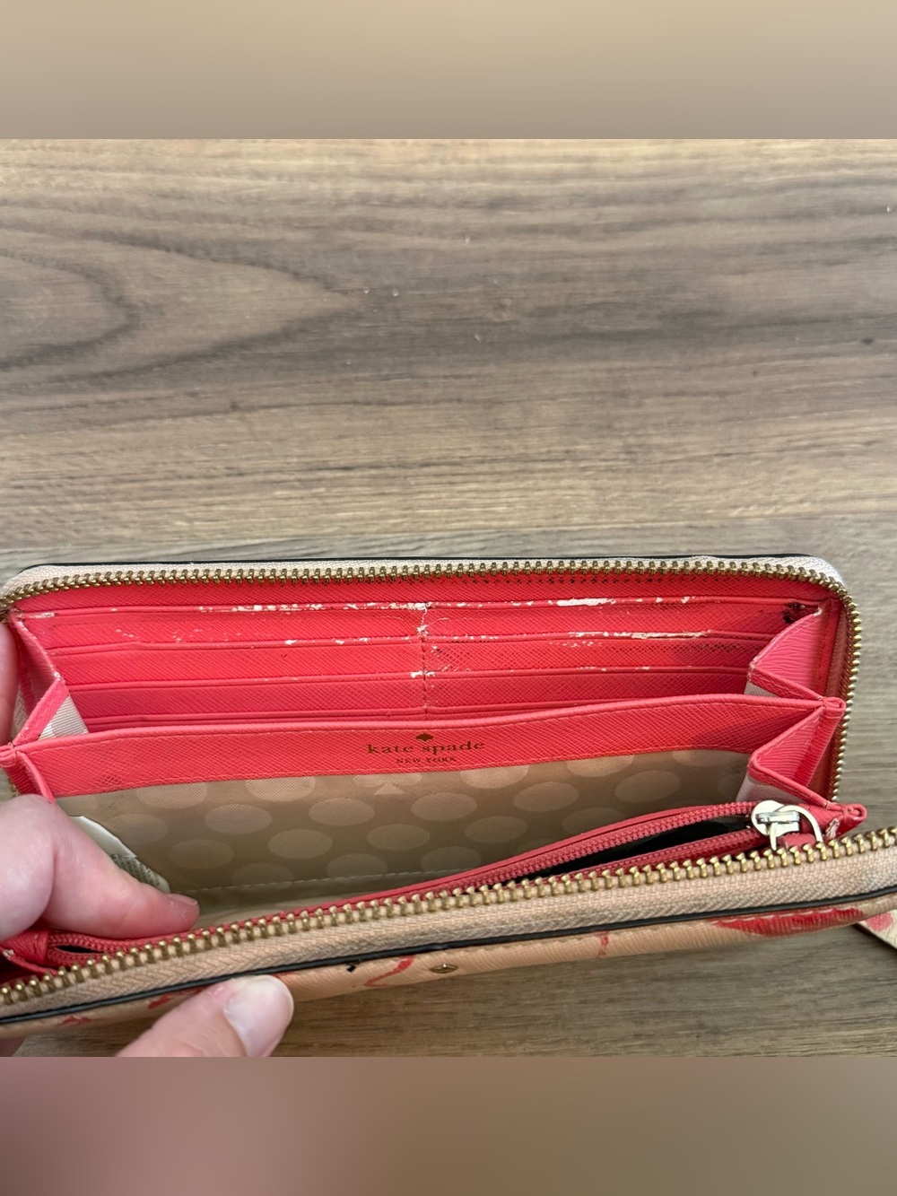 Kate Spade pink Flamingo Wallet - Picture 6 of 8